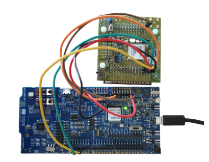 nRF52840 plus DC9003A-B board